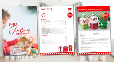 PRD Christmas Activity Book – Recipes, Craft Ideas and More! cover
