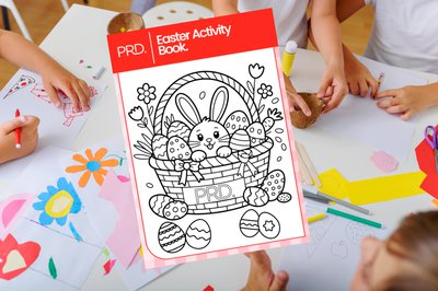 Download PRD’s 2026 Kid’s Easter Activity Book! cover