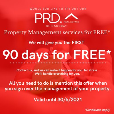 PROMO: 90 Days Free - Property Management Services with us cover