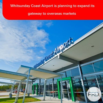 Whitsunday Coast Airport is planning to expand its gateway to overseas markets. cover